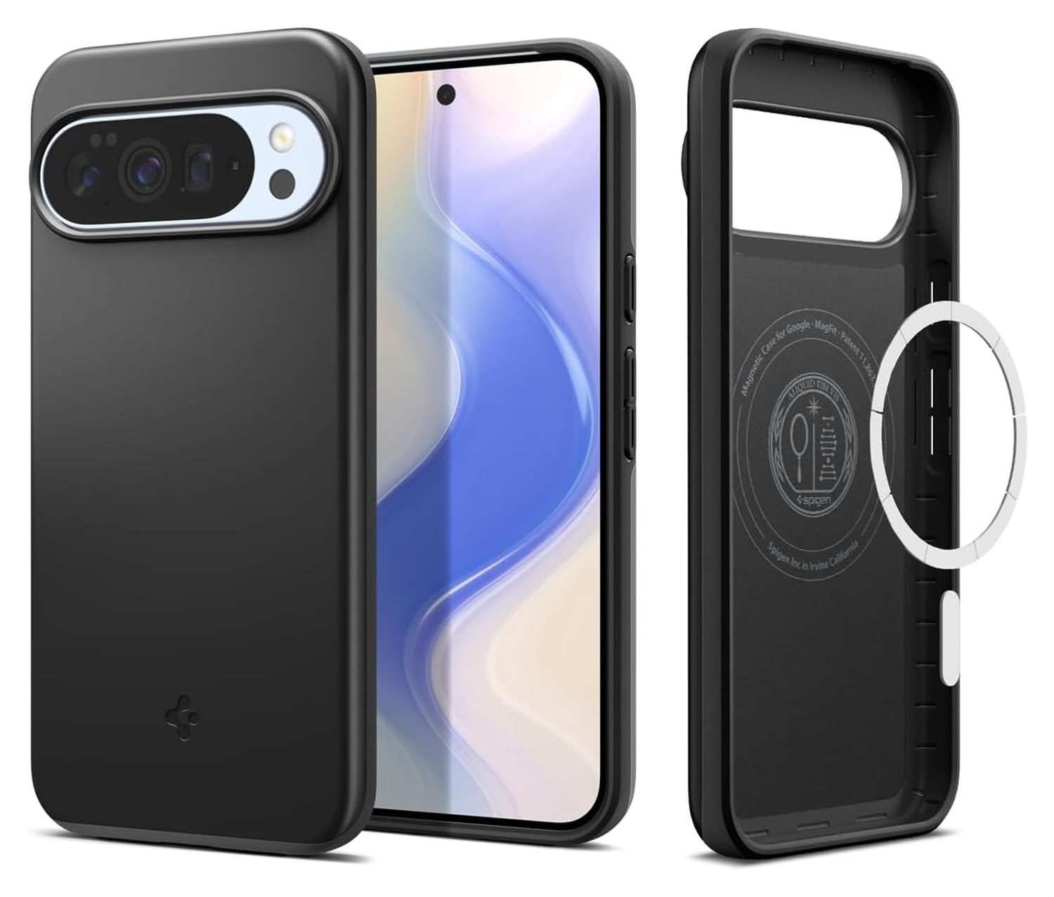 Spigen Thin Fit MagFit Google Pixel 10 / 10 Pro Hoesje MagSafe Zwart afbeelding 1