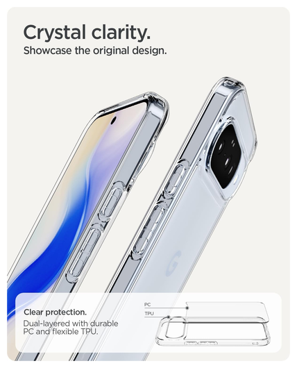 Spigen Ultra Hybrid Google Pixel 10 / 10 Pro Hoesje Back Cover Transparant afbeelding 3