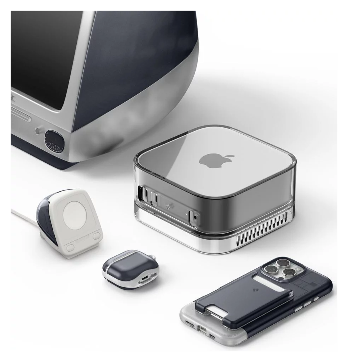 Spigen Classic C1 Smartwatch Houder voor Apple Watch Oplader Grijs afbeelding 12