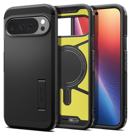 Spigen Tough Armor Google Pixel 10 Pro XL Hoesje MagSafe Back Cover Zwart afbeelding 1