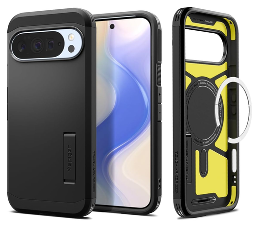 Spigen Tough Armor Google Pixel 10 Pro XL Hoesje MagSafe Back Cover Zwart afbeelding 1