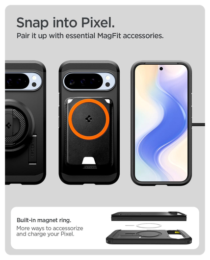 Spigen Tough Armor Google Pixel 10 Pro XL Hoesje MagSafe Back Cover Zwart afbeelding 9
