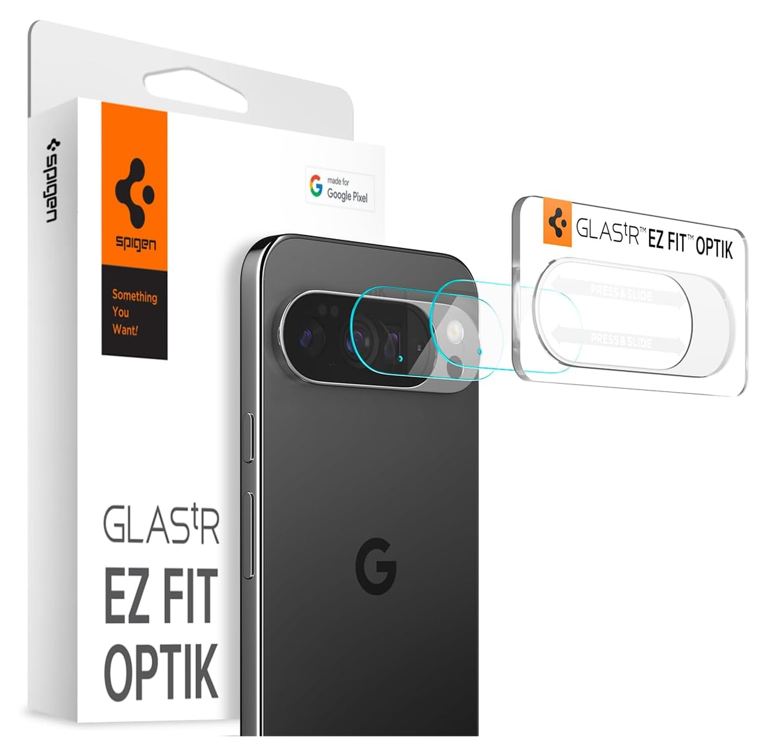 Spigen EZ Fit Optik Pro Google Pixel 10 Pro XL Camera Protector Clear (2-Pack) afbeelding 1