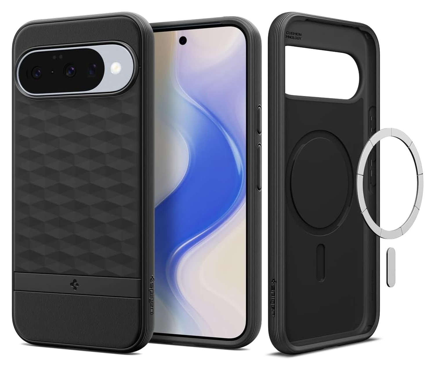 Spigen Parallax MagFit Google Pixel 10 / 10 Pro Hoesje Back Cover Blauw afbeelding 1