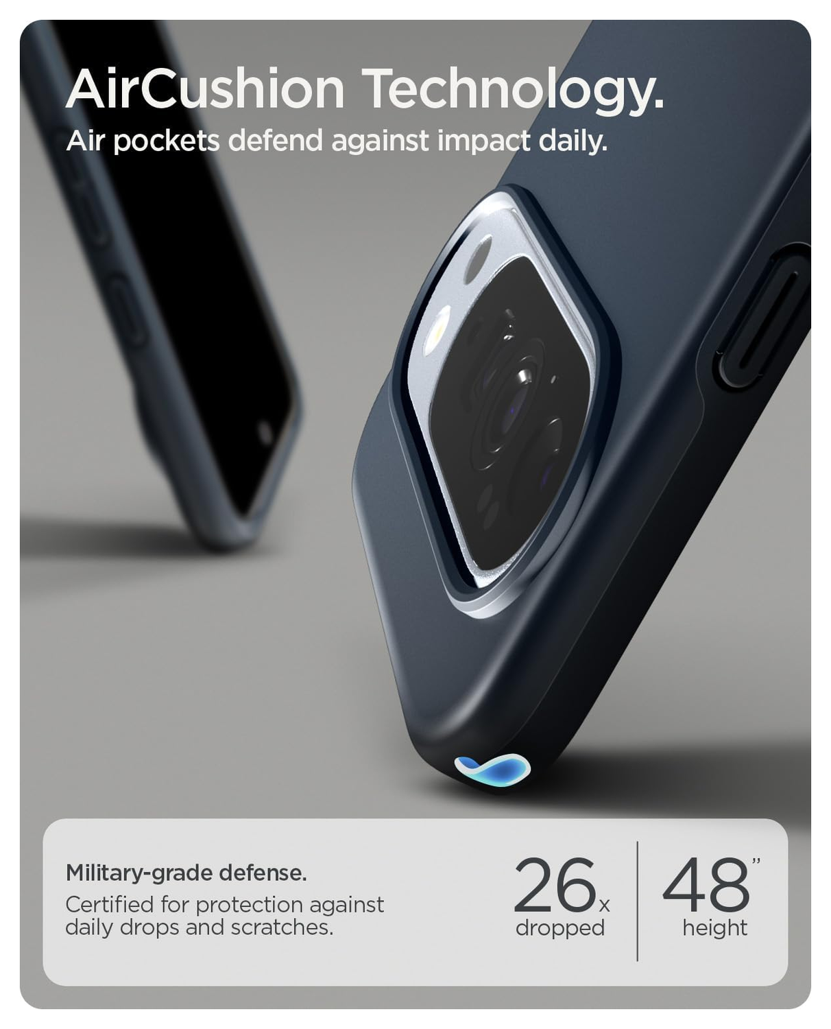 Spigen Thin Fit MagFit Google Pixel 10 / 10 Pro Hoesje MagSafe Metal Slate afbeelding 4