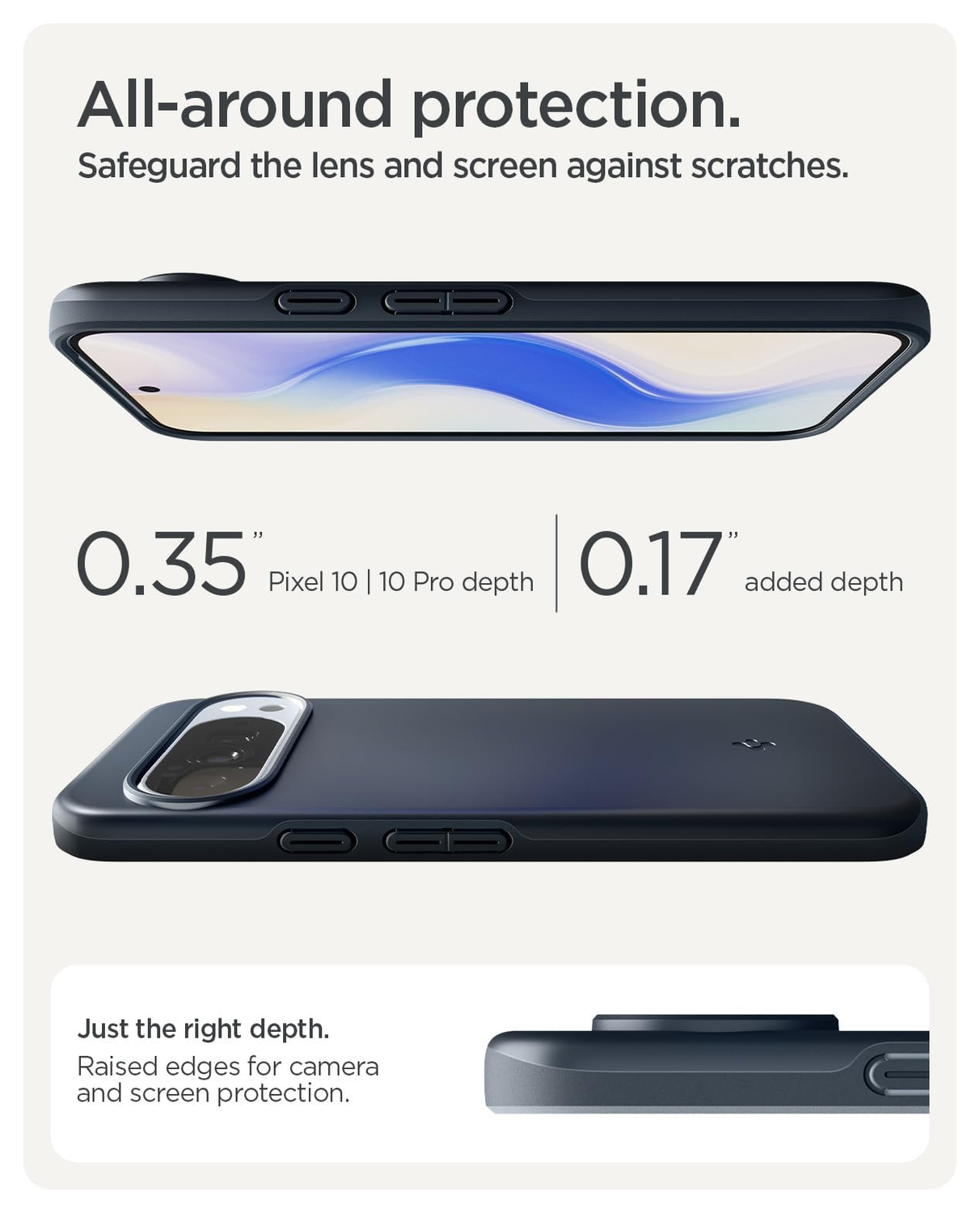 Spigen Thin Fit MagFit Google Pixel 10 / 10 Pro Hoesje MagSafe Metal Slate afbeelding 7