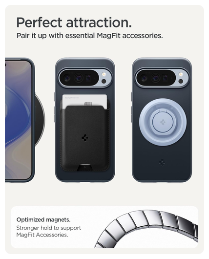 Spigen Thin Fit MagFit Google Pixel 10 / 10 Pro Hoesje MagSafe Metal Slate afbeelding 6