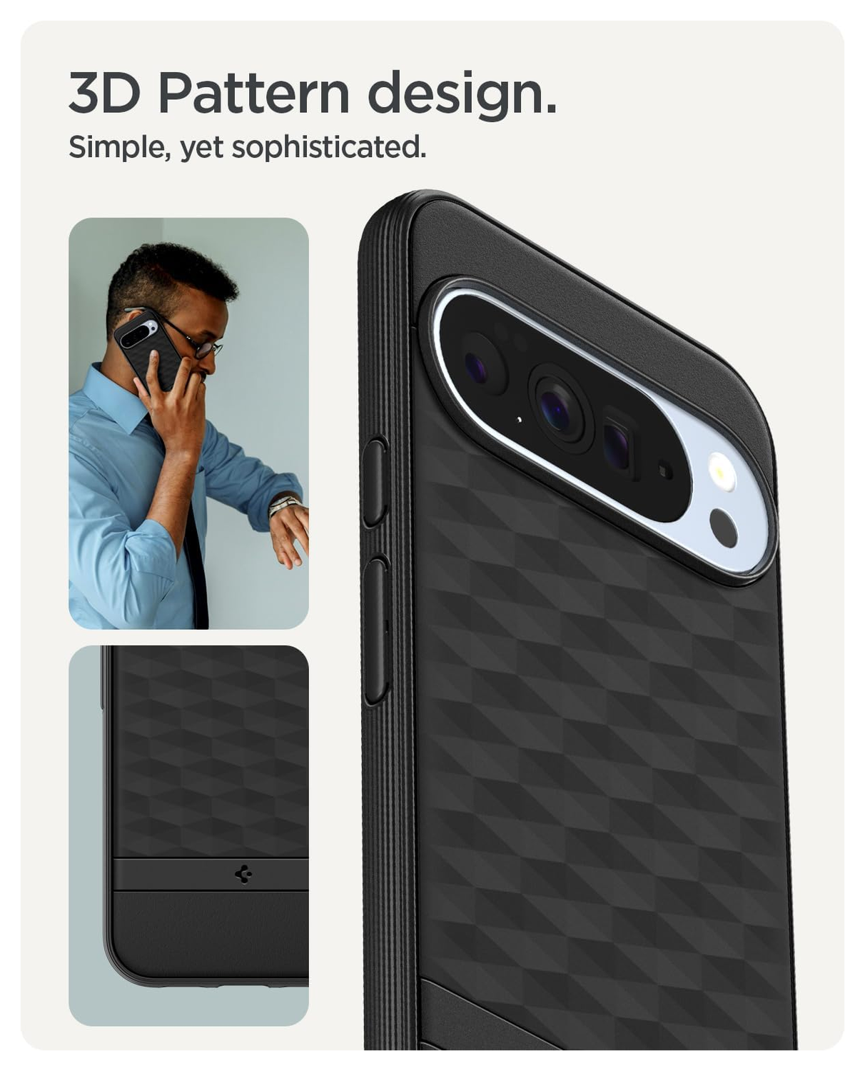 Spigen Parallax MagFit Google Pixel 10 Pro XL Hoesje Back Cover Zwart afbeelding 3