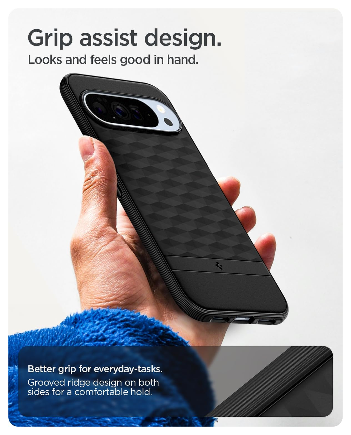 Spigen Parallax MagFit Google Pixel 10 Pro XL Hoesje Back Cover Zwart afbeelding 4