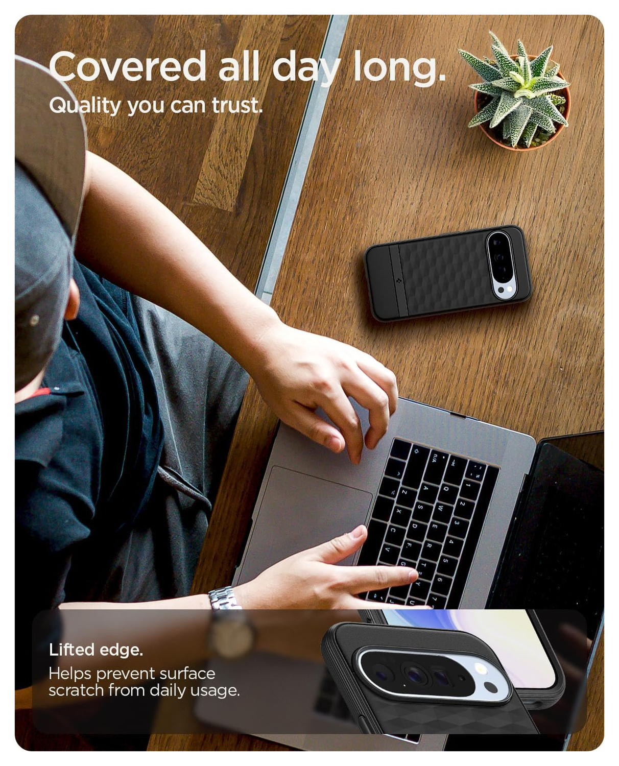 Spigen Parallax MagFit Google Pixel 10 Pro XL Hoesje Back Cover Zwart afbeelding 6