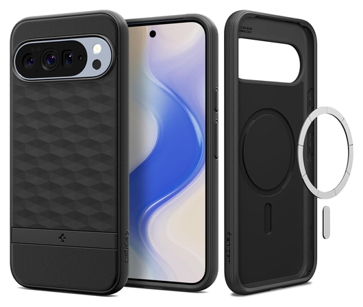 Spigen Parallax MagFit Google Pixel 10 Pro XL Hoesje Back Cover Zwart afbeelding 1