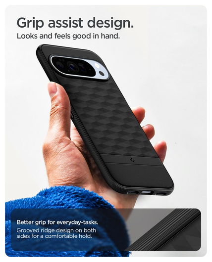 Spigen Parallax MagFit Google Pixel 10 Pro XL Hoesje Back Cover Zwart afbeelding 4