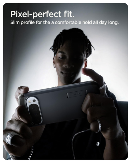 Spigen Tough Armor Google Pixel 10 Pro XL Hoesje MagSafe Back Cover Metal Slate afbeelding 9