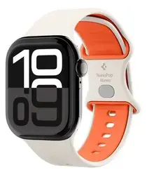 Spigen - Apple Watch 1-10/SE/Ultra Bandje - 49/46/45/44/42MM Bandje - Beige afbeelding