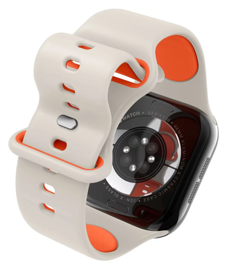 Spigen - Apple Watch 1-10/SE/Ultra Bandje - 49/46/45/44/42MM Bandje - Beige afbeelding 12