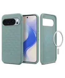 Spigen Parallax MagFit Google Pixel 10 Pro XL Hoesje Back Cover Groen afbeelding