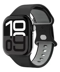 Spigen - Apple Watch 1-10/SE/Ultra Bandje - 49/46/45/44/42MM Bandje - Zwart afbeelding