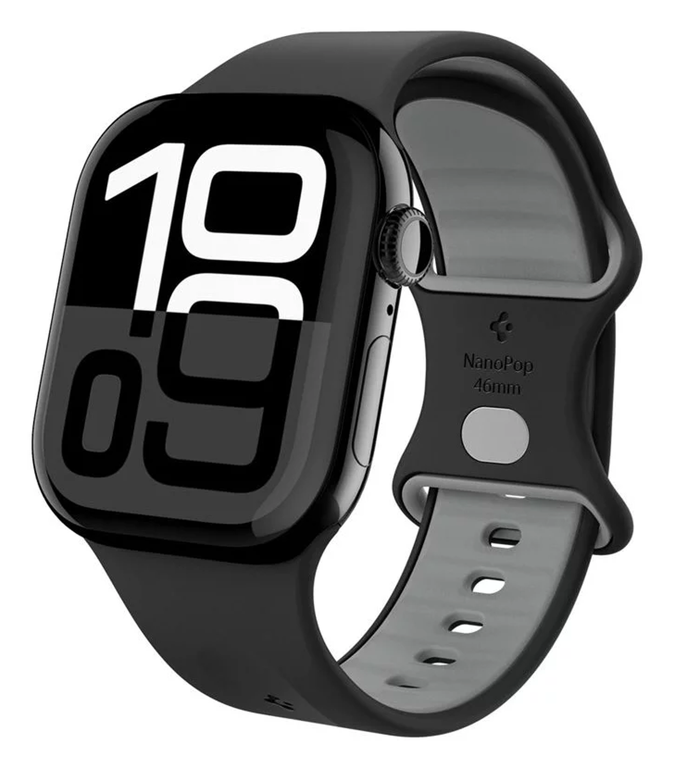 Spigen - Apple Watch 1-10/SE/Ultra Bandje - 49/46/45/44/42MM Bandje - Zwart afbeelding 7