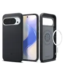 Spigen Nano Pop MagFit Google Pixel 10 Pro XL Hoesje MagSafe Back Cover Zwart afbeelding