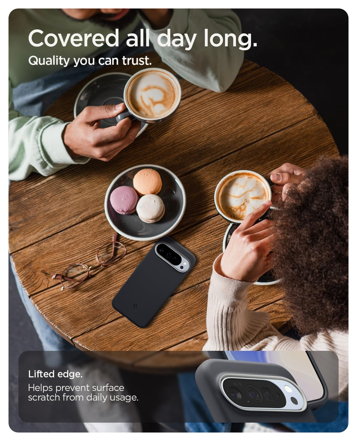 Spigen Nano Pop MagFit Google Pixel 10 Pro XL Hoesje MagSafe Back Cover Zwart afbeelding 4