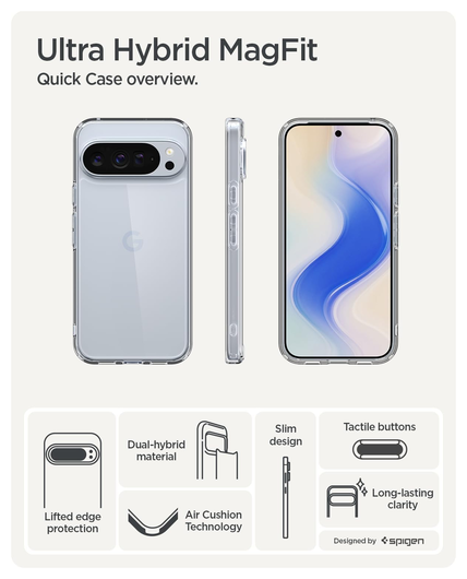 Spigen Ultra Hybrid Google Pixel 10 Pro XL Hoesje Back Cover Transparant afbeelding 4