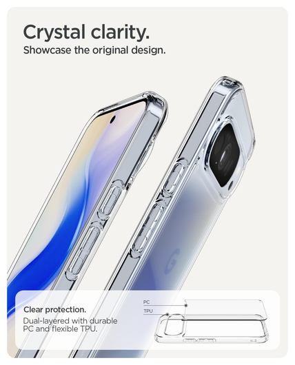 Spigen Ultra Hybrid Google Pixel 10 Pro XL Hoesje Back Cover Transparant afbeelding 5