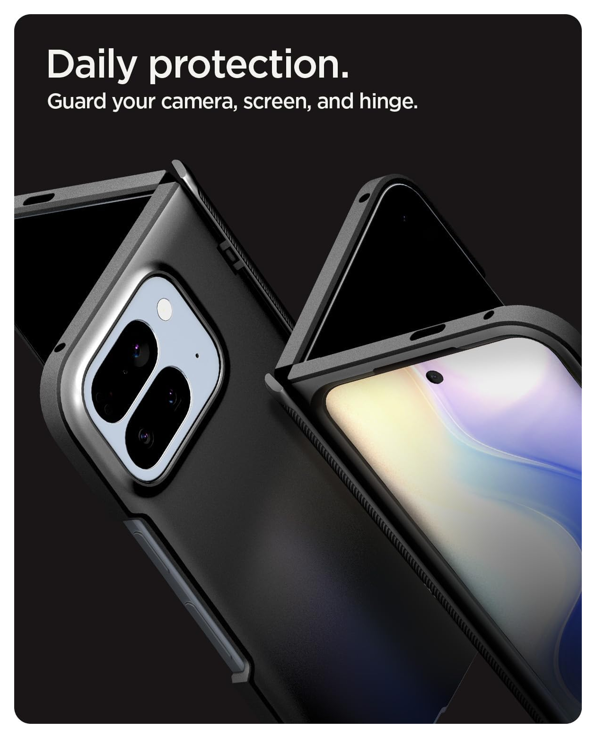 Spigen Slim Armor Pro Google Pixel 10 Pro Fold Hoesje MagSafe Back Cover Zwart afbeelding 8