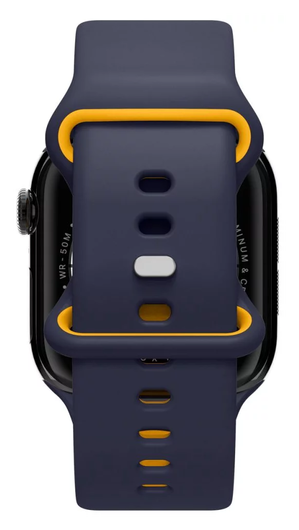 Spigen Nano Pop - Apple Watch 1-10/SE - 42/41/40/38MM Bandje - Blauw Geel afbeelding 9