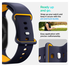 Spigen Nano Pop - Apple Watch 1-10/SE - 42/41/40/38MM Bandje - Blauw Geel afbeelding 2