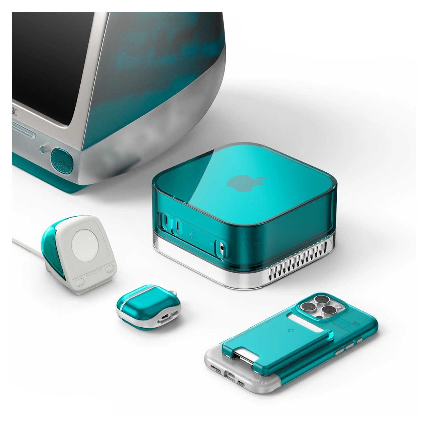 Spigen Classic C1 Smartwatch Houder voor Apple Watch Oplader Blauw afbeelding 11
