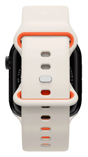 Spigen Nano Pop - Apple Watch 1-10/SE - 42/41/40/38MM Bandje - Oranje Beige afbeelding 9