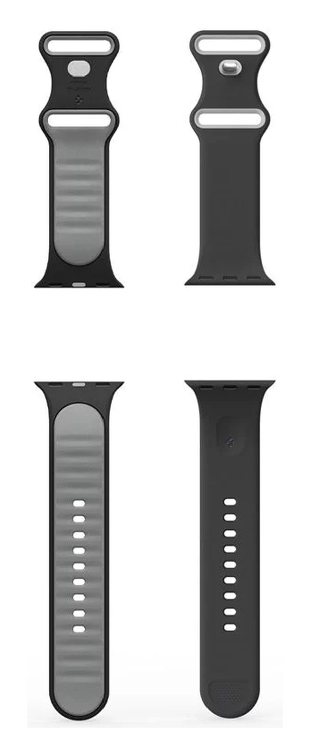 Spigen Nano Pop - Apple Watch 1-10/SE - 42/41/40/38MM Bandje - Zwart afbeelding 10