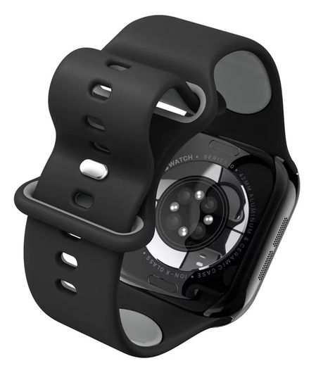 Spigen Nano Pop - Apple Watch 1-10/SE - 42/41/40/38MM Bandje - Zwart afbeelding 11