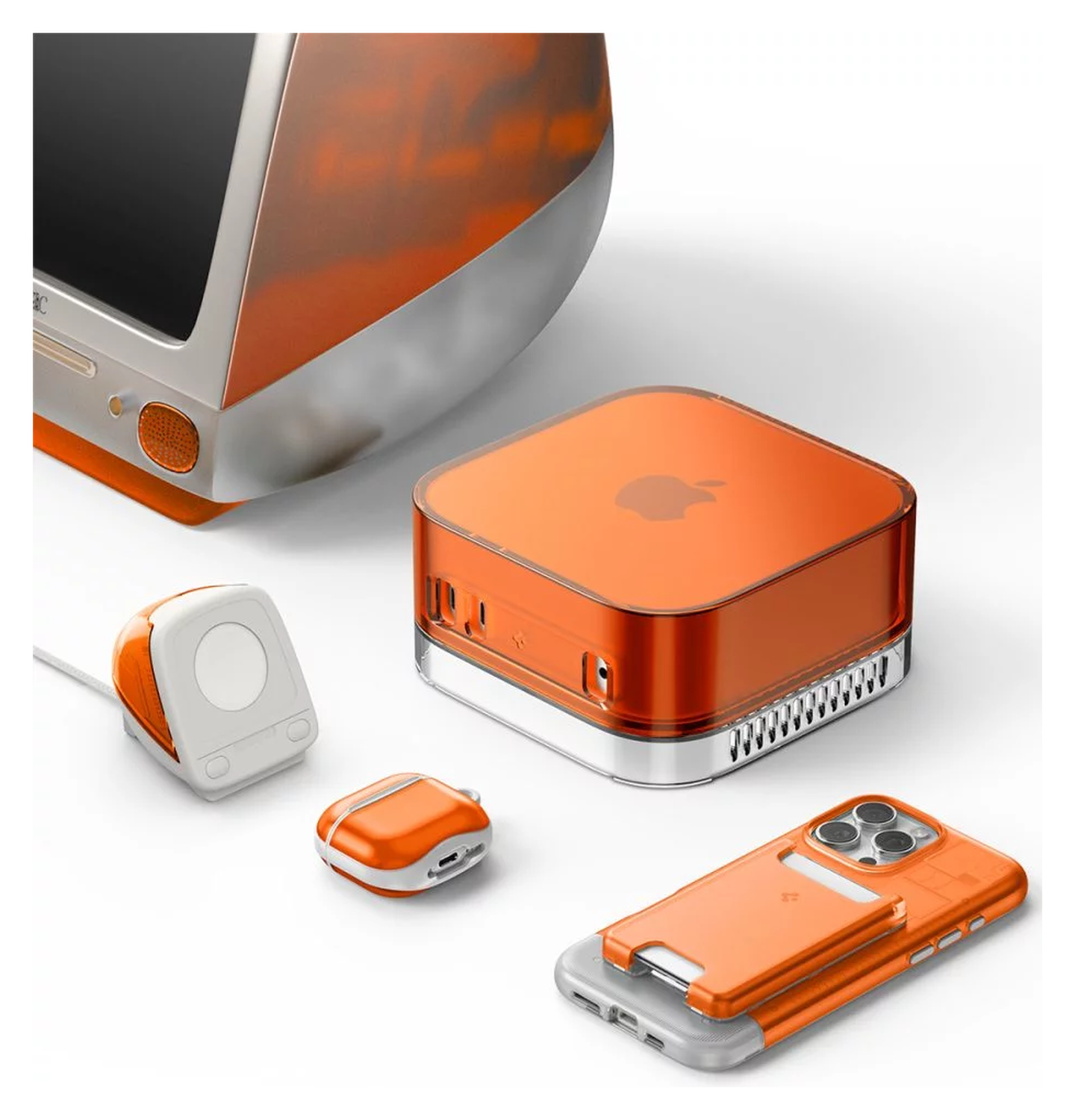 Spigen Classic C1 Smartwatch Houder voor Apple Watch Oplader Oranje afbeelding 12
