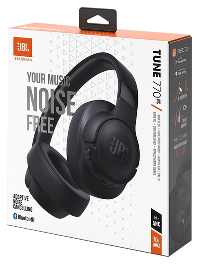 JBL Tune 770NC Draadloze 5.3 Over-Ear Koptelefoon met Noise Cancelling Zwart afbeelding 2