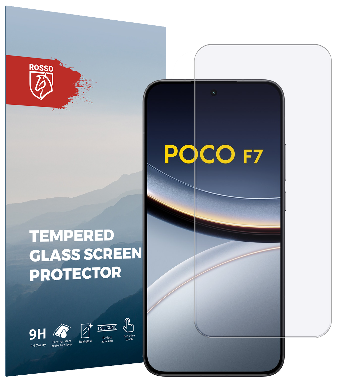 Rosso Xiaomi Poco F7 9H Tempered Glass Screen Protector afbeelding 1