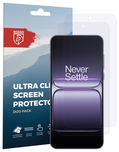 Rosso OnePlus Nord CE 5 Screen Protector Case Friendly Folie Duo Pack afbeelding 4