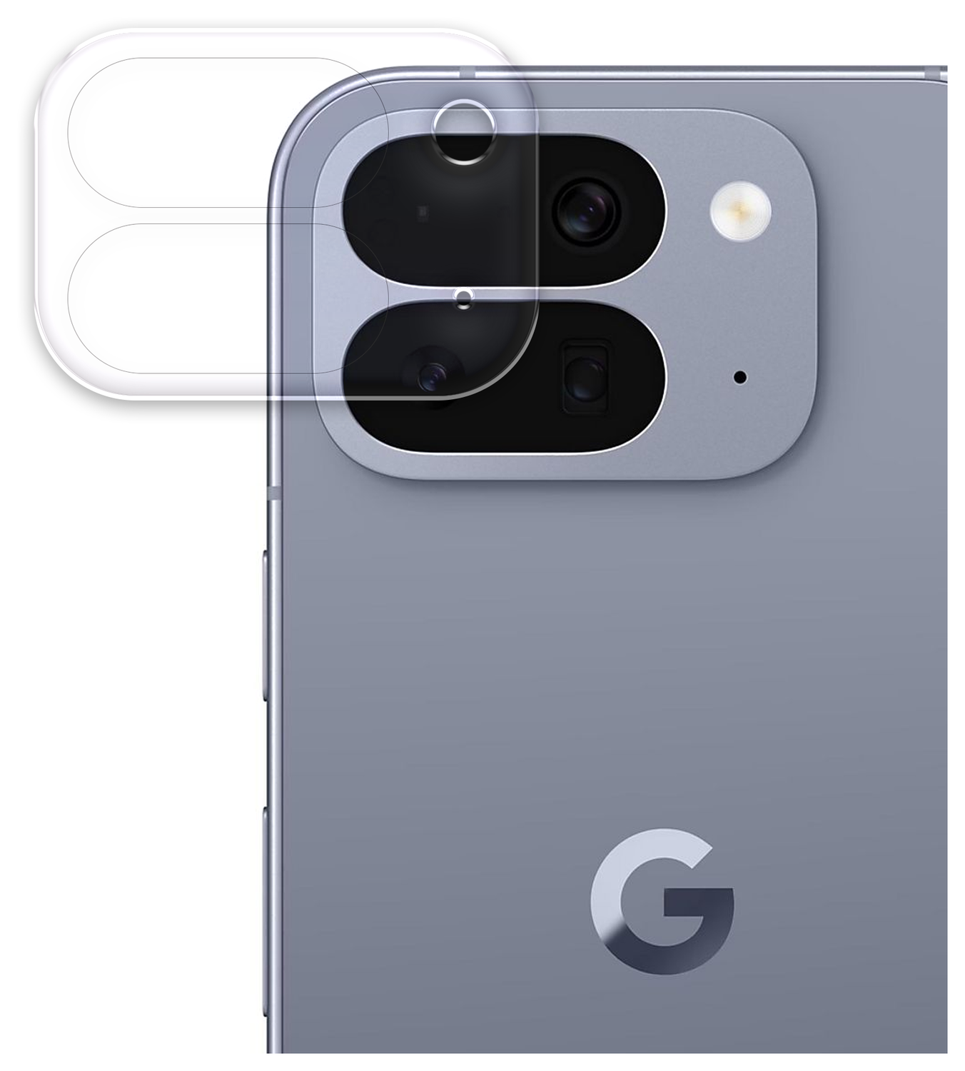 Rosso Google Pixel 10 Pro Fold Camera Lens Protector Transparant afbeelding 1