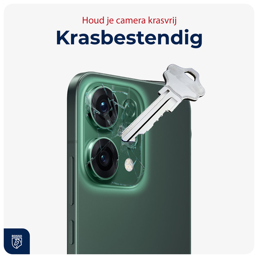 Rosso Oppo Reno 14 Camera Lens Protector Transparant afbeelding 2