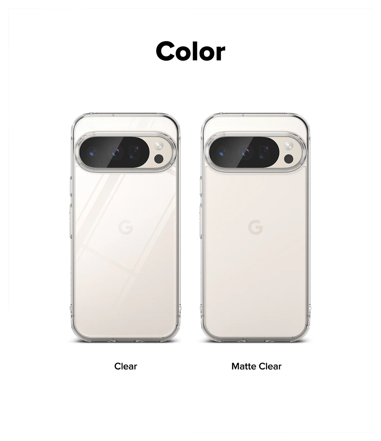 Ringke Fusion Google Pixel 10 / 10 Pro Hoesje Back Cover Matte Transparant afbeelding 11