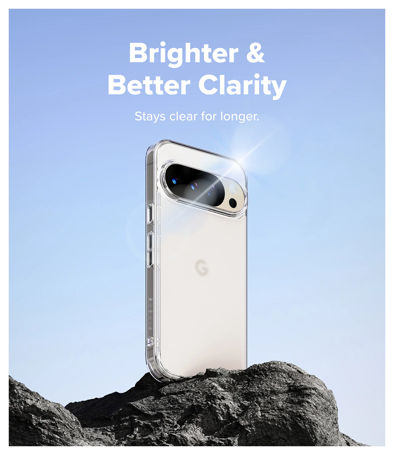 Ringke Fusion Google Pixel 10 / 10 Pro Hoesje Back Cover Matte Transparant afbeelding 5
