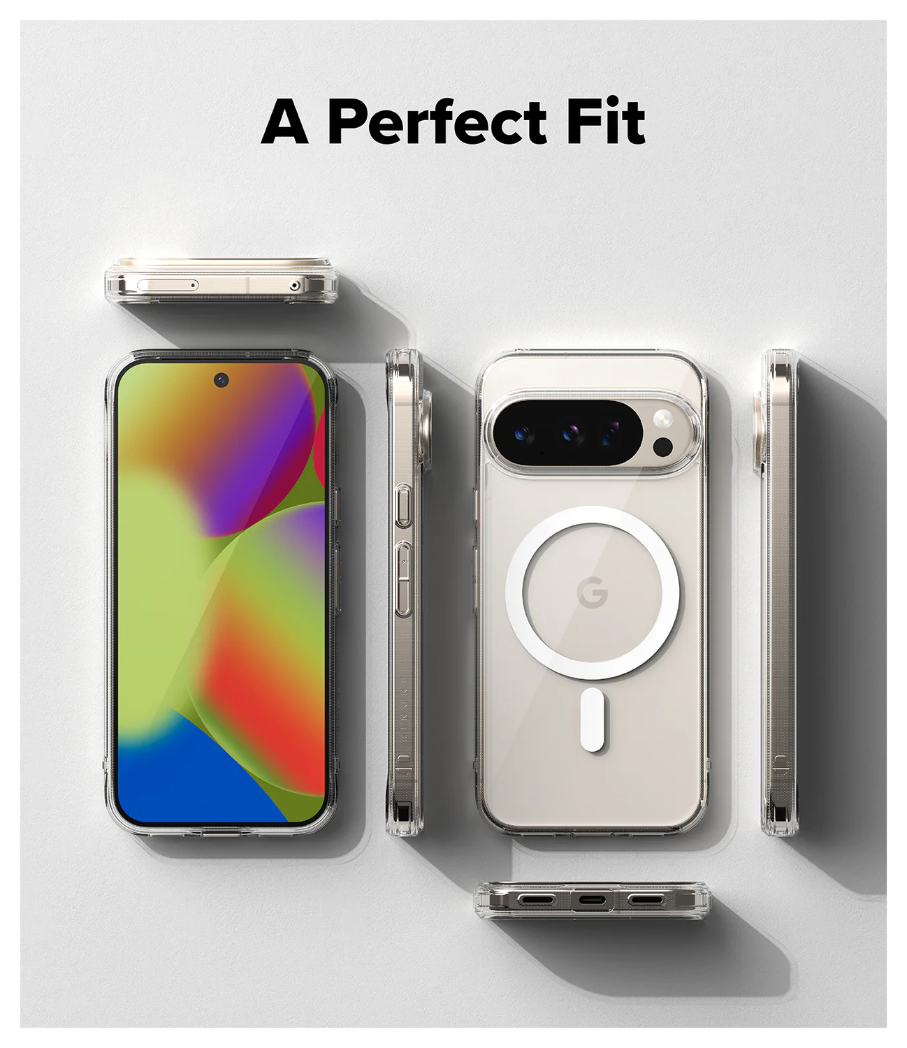 Ringke Fusion Magnetic Google Pixel 10 / 10 Pro Hoesje MagSafe Transparant afbeelding 2