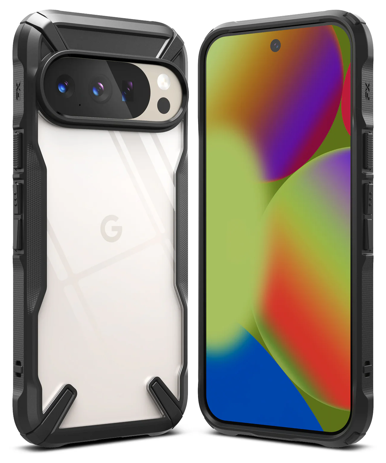 Ringke Fusion X Google Pixel 10 / 10 Pro Hoesje Back Cover Zwart afbeelding 1