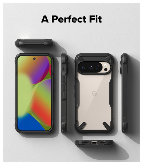 Ringke Fusion X Google Pixel 10 / 10 Pro Hoesje Back Cover Zwart afbeelding 2
