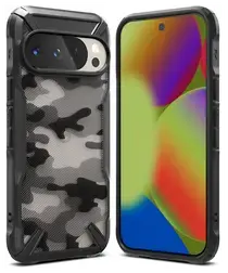 Ringke Fusion X Google Pixel 10 / 10 Pro Hoesje Back Cover Camo Zwart afbeelding