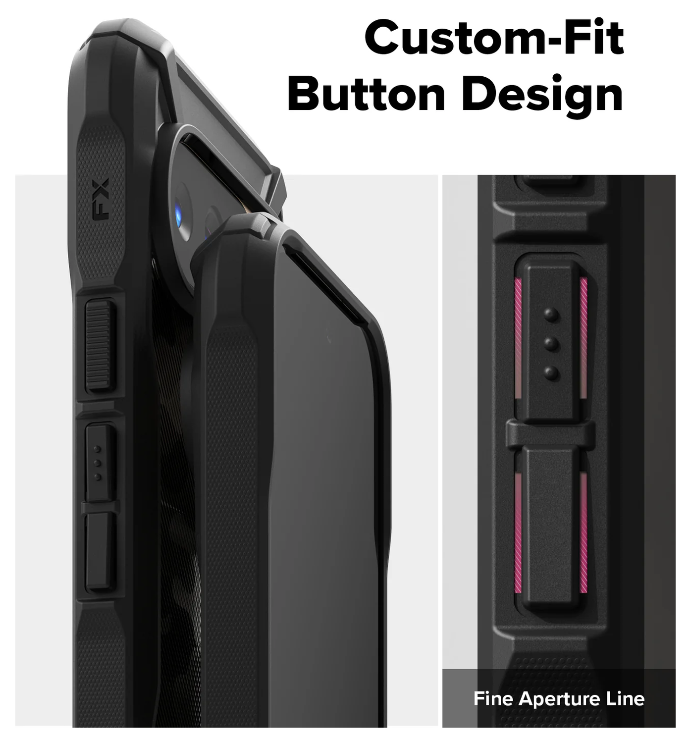 Ringke Fusion X Google Pixel 10 / 10 Pro Hoesje Back Cover Camo Zwart afbeelding 11