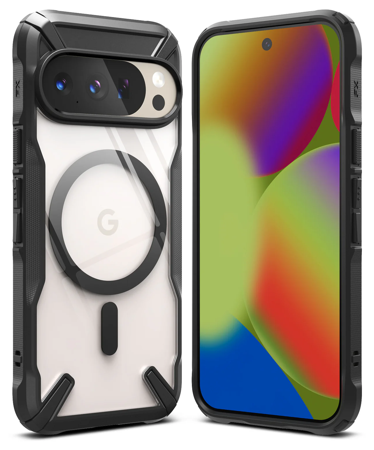 Ringke Fusion X Magnetic Google Pixel 10 / 10 Pro Hoesje MagSafe Zwart afbeelding 1