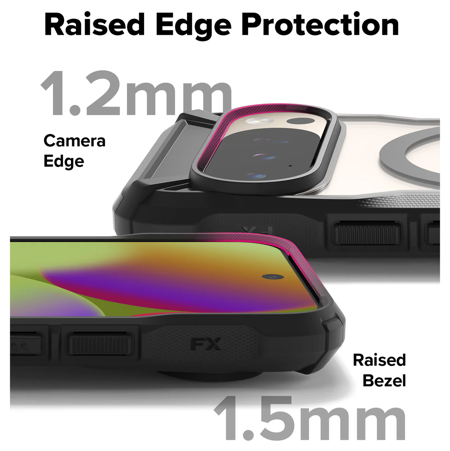 Ringke Fusion X Magnetic Google Pixel 10 / 10 Pro Hoesje MagSafe Zwart afbeelding 3