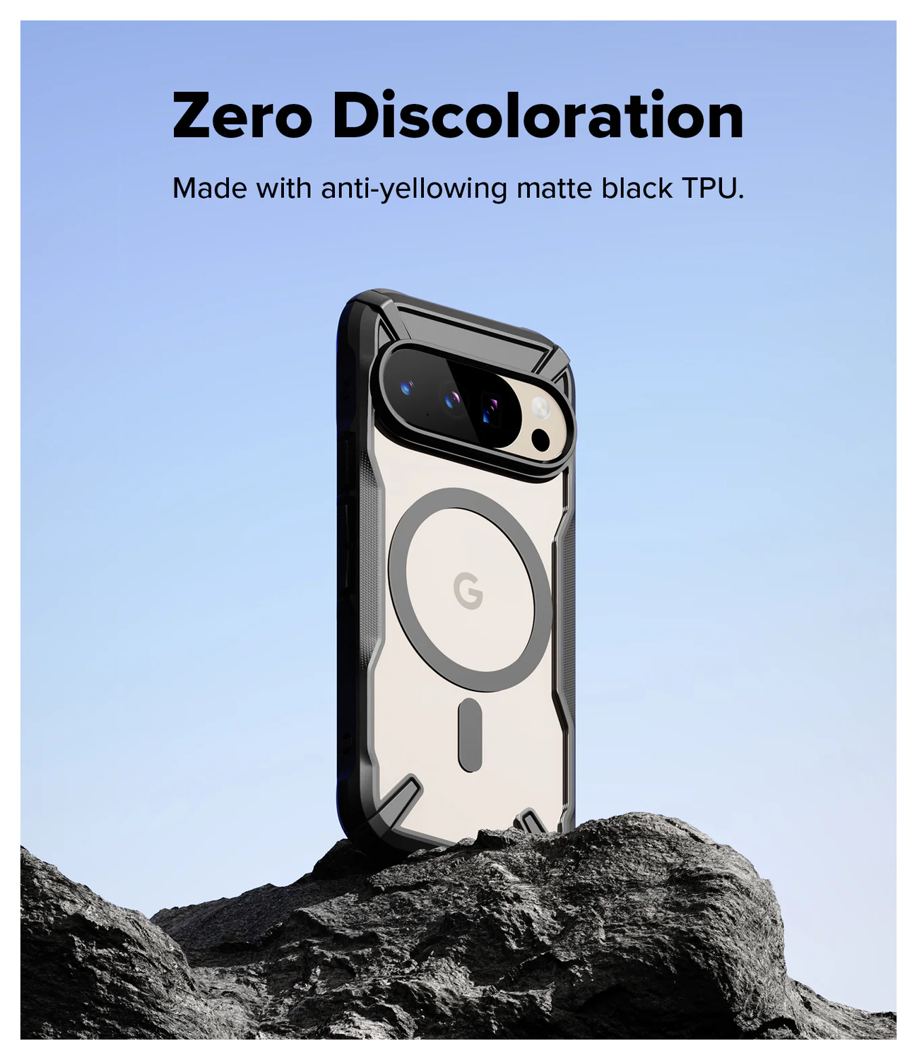 Ringke Fusion X Magnetic Google Pixel 10 / 10 Pro Hoesje MagSafe Zwart afbeelding 7
