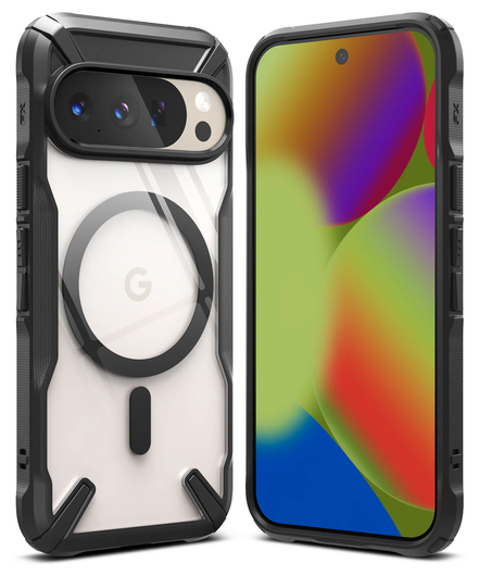 Ringke Fusion X Magnetic Google Pixel 10 / 10 Pro Hoesje MagSafe Zwart afbeelding 1